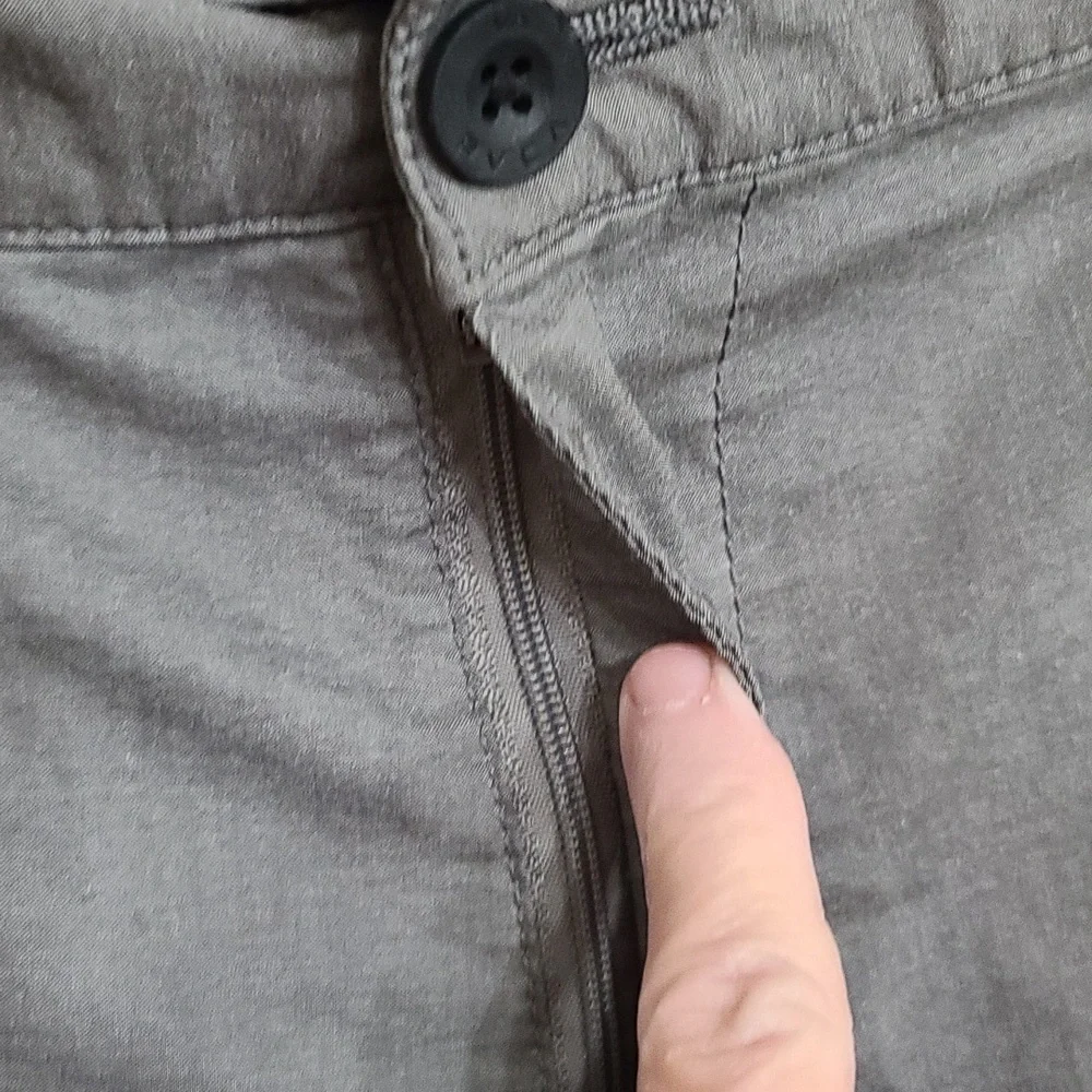 RVCA Mens Board Shorts Swim Casual Gray Pockets‎  SZ 36 GUC READ